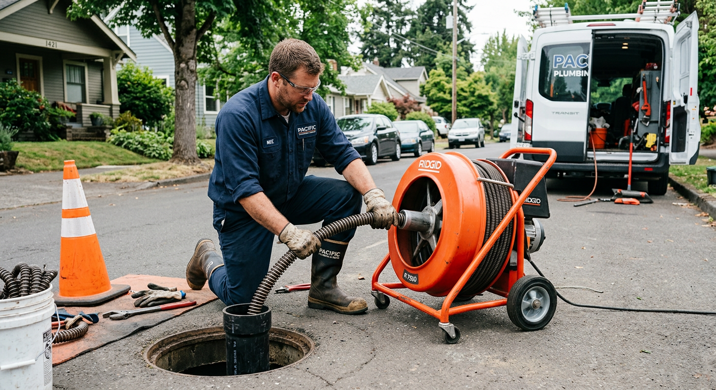Dégorgement de canalisation principale enterrée à Châtillon 92